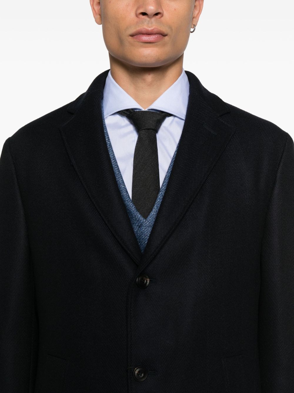 Corneliani Coats Blue 2615622612500001 (CORNELIANI / コート ) | CORNELIANI (コルネリアーニ)(2)