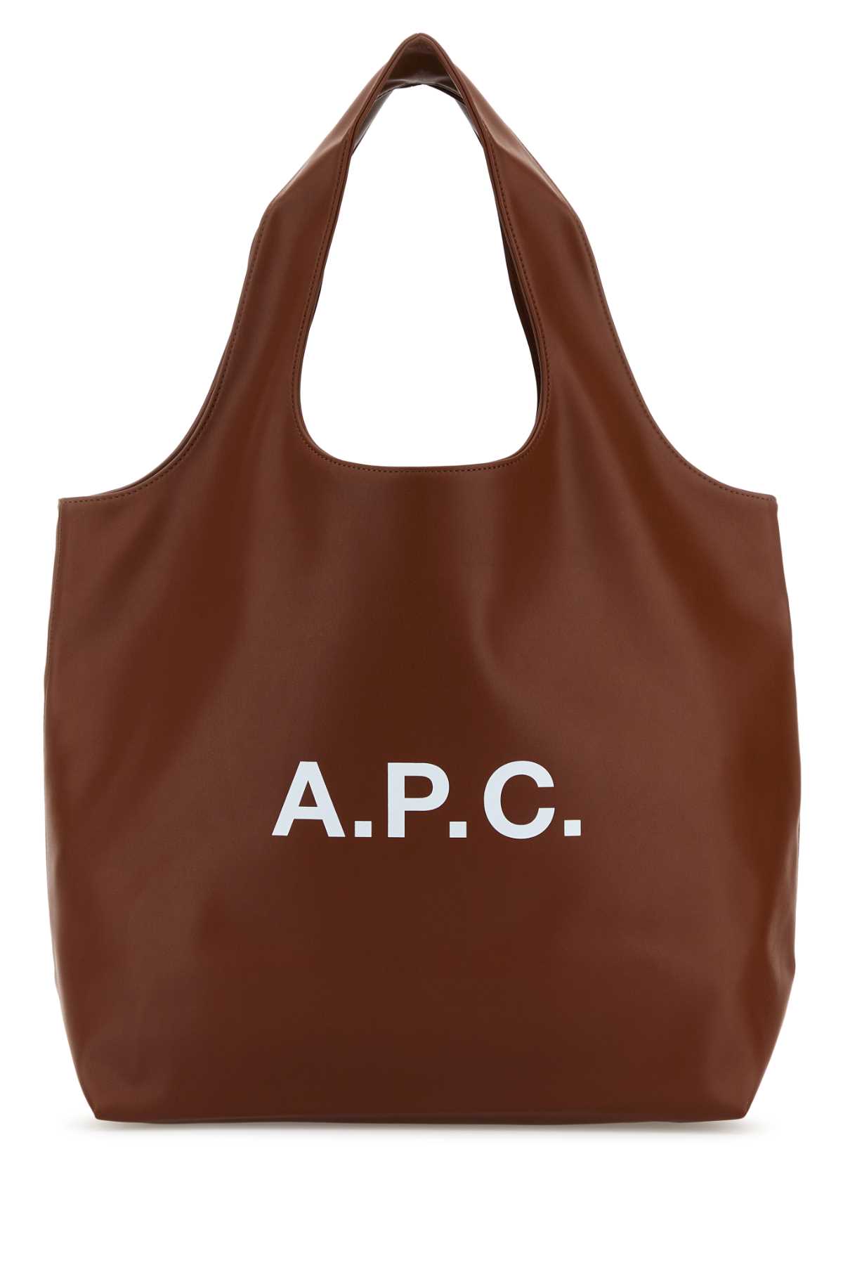 Caramel synthetic leather shopping bag PUAATM61565CAD (A.P.C. / トートバッグ ) | A.P.C. (アーペーセー)