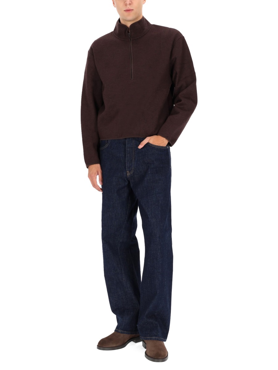 HALF ZIPPER SWEATSHIRT 2055BROWN (SUNFLOWER / スウェット・フーディー ) | SUNFLOWER (サンフラワー)(1)