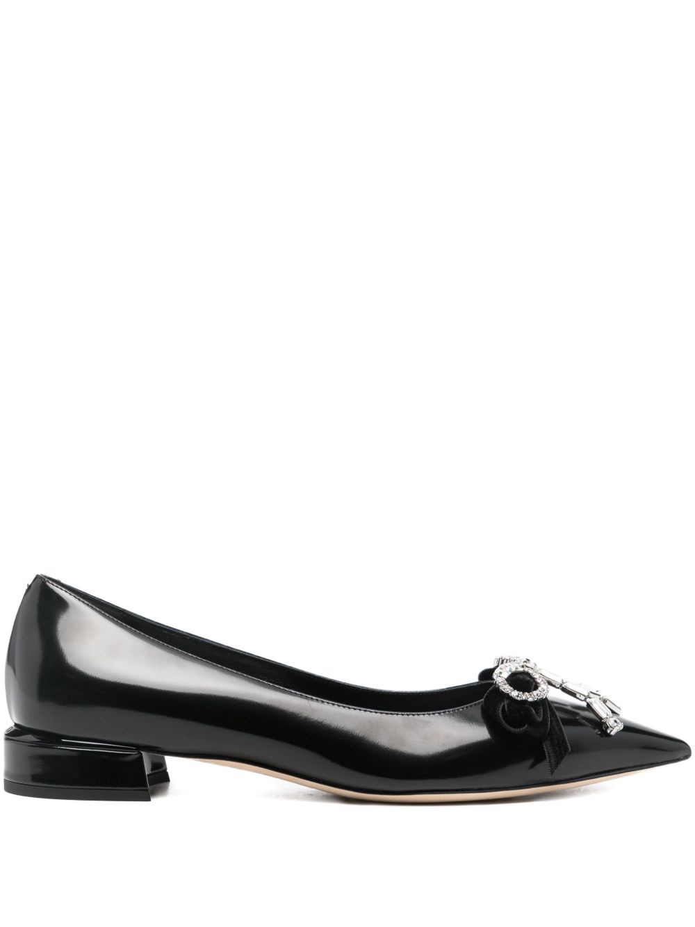 Jimmy Choo Flat shoes Black AURIAFLATBSVBLACKCRYSTAL (JIMMY CHOO / フラットシューズ ) | JIMMY CHOO (ジミー チュウ)