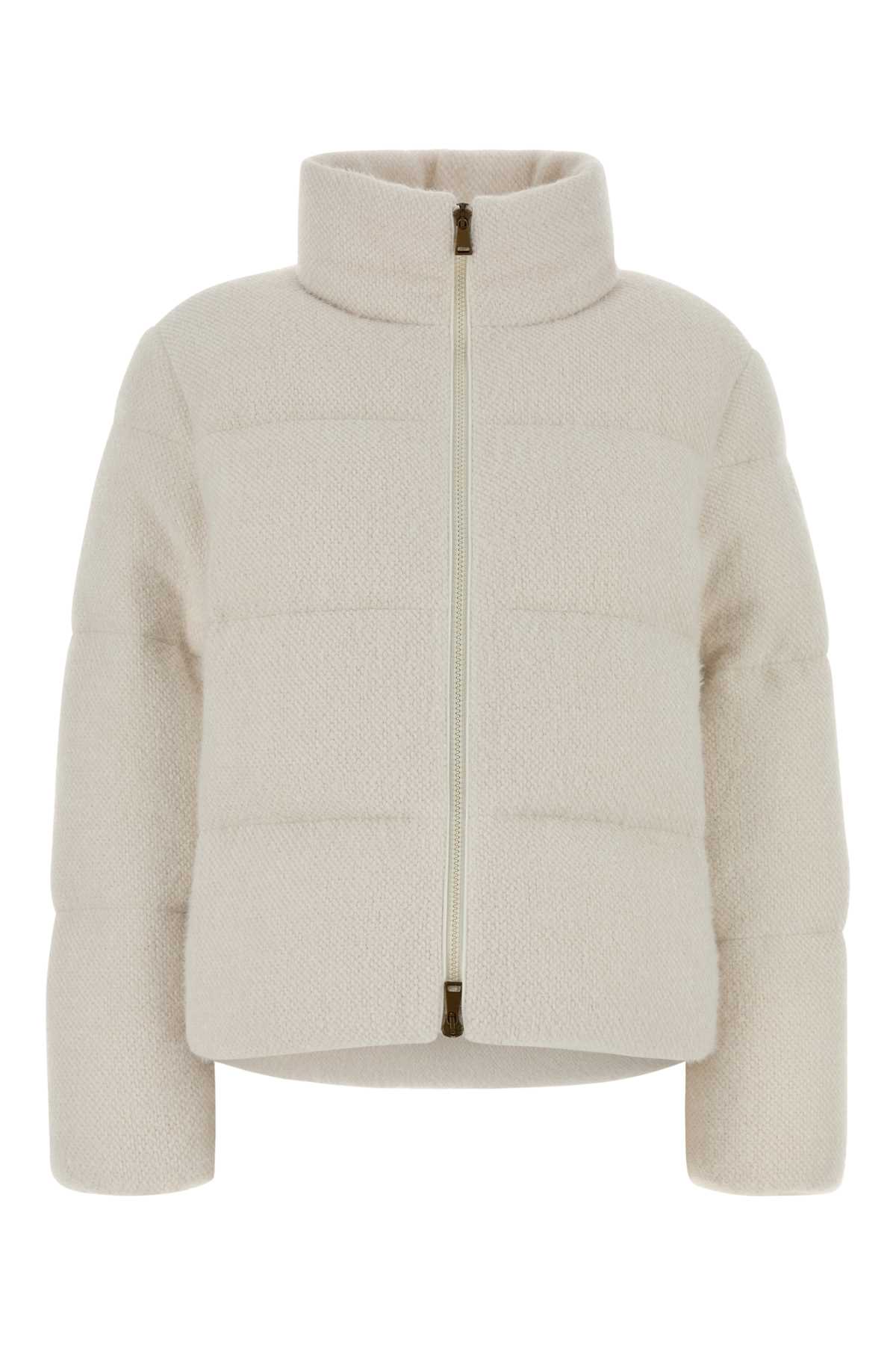 Ivory polyester blend Mornas down jacket K20931A0021489B4N081 (Moncler / ダウンジャケット・コート ) | Moncler (モンクレール)