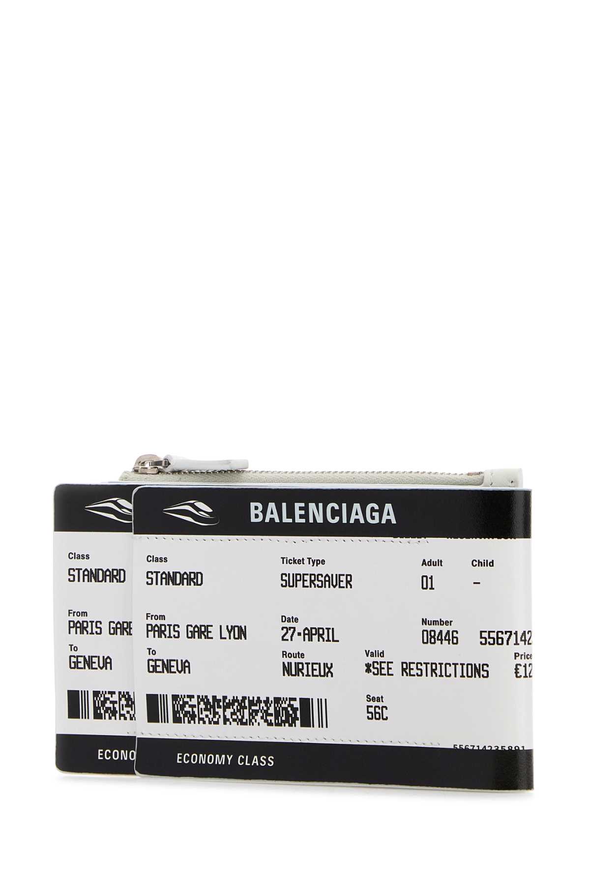 Printed canvas Carta Di Imbarco Passport card holder 8465732AB5A1090 (Balenciaga / 財布・カードケース ) | Balenciaga (バレンシアガ)(1)