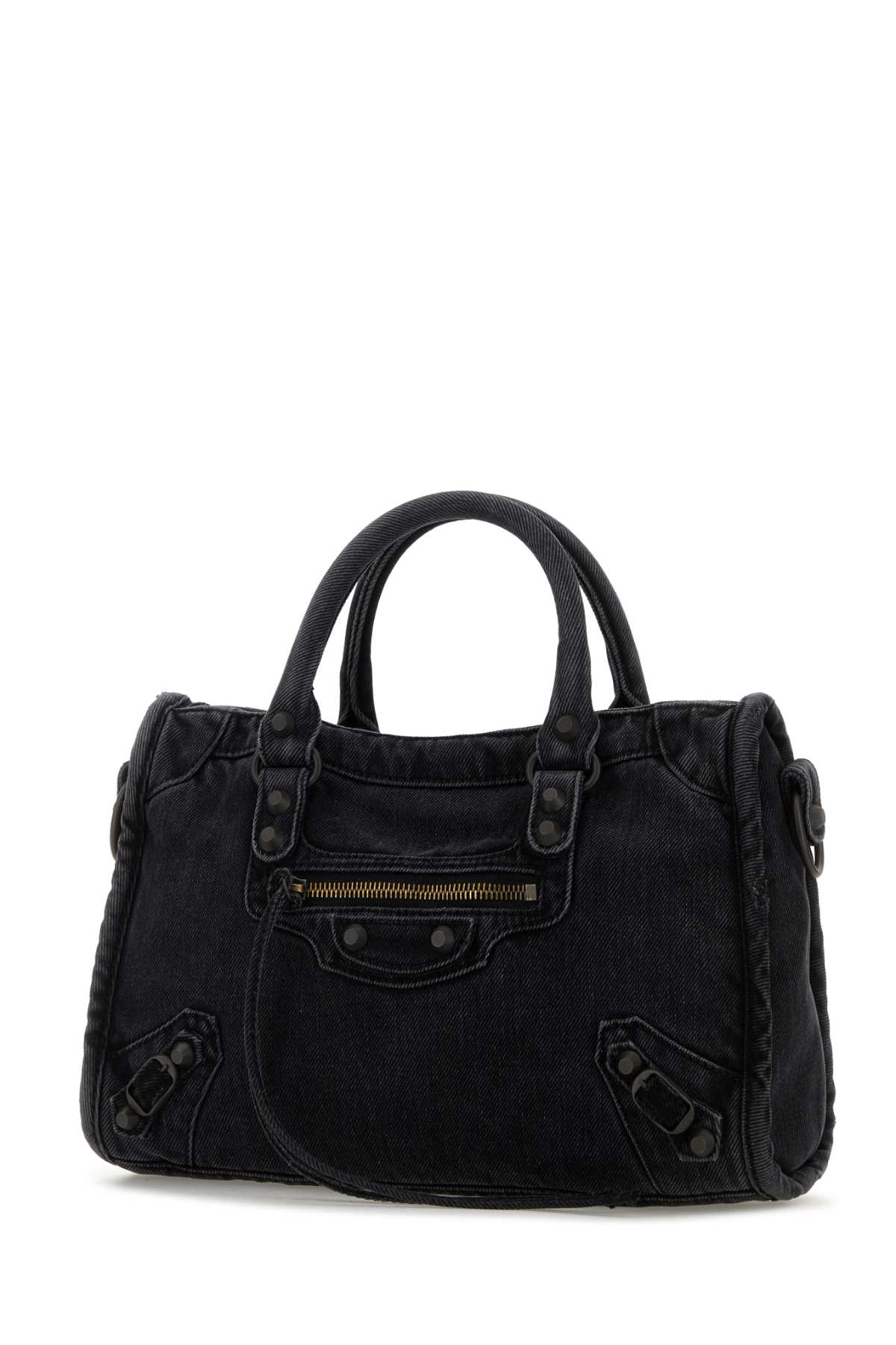 Black denim small Le City handbag 8114422AB1S1000 (Balenciaga / ハンドバッグ・ショルダーバッグ ) | Balenciaga (バレンシアガ)(1)