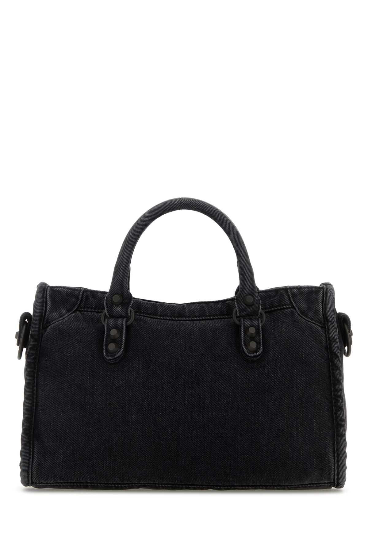 Black denim small Le City handbag 8114422AB1S1000 (Balenciaga / ハンドバッグ・ショルダーバッグ ) | Balenciaga (バレンシアガ)(2)