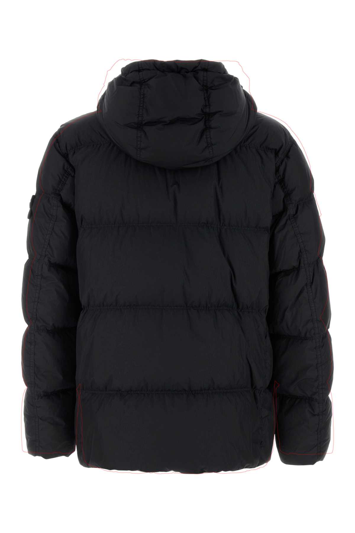 Black nylon down jacket 410001123V0029 (STONE ISLAND / ダウンジャケット・コート ) | STONE ISLAND (ストーンアイランド)(1)
