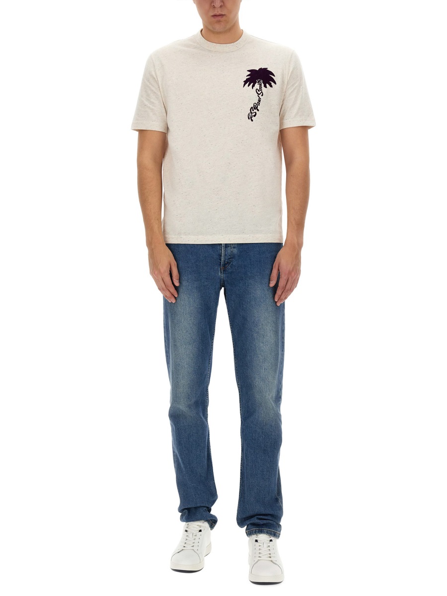 T-SHIRT WITH LOGO M2R220XMP449102 (PS Paul Smith / Tシャツ・カットソー ) | PS Paul Smith (ピーエス ポール・スミス)(1)