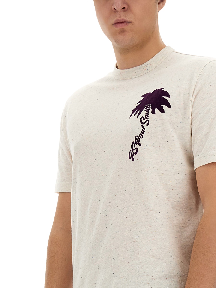 T-SHIRT WITH LOGO M2R220XMP449102 (PS Paul Smith / Tシャツ・カットソー ) | PS Paul Smith (ピーエス ポール・スミス)(2)