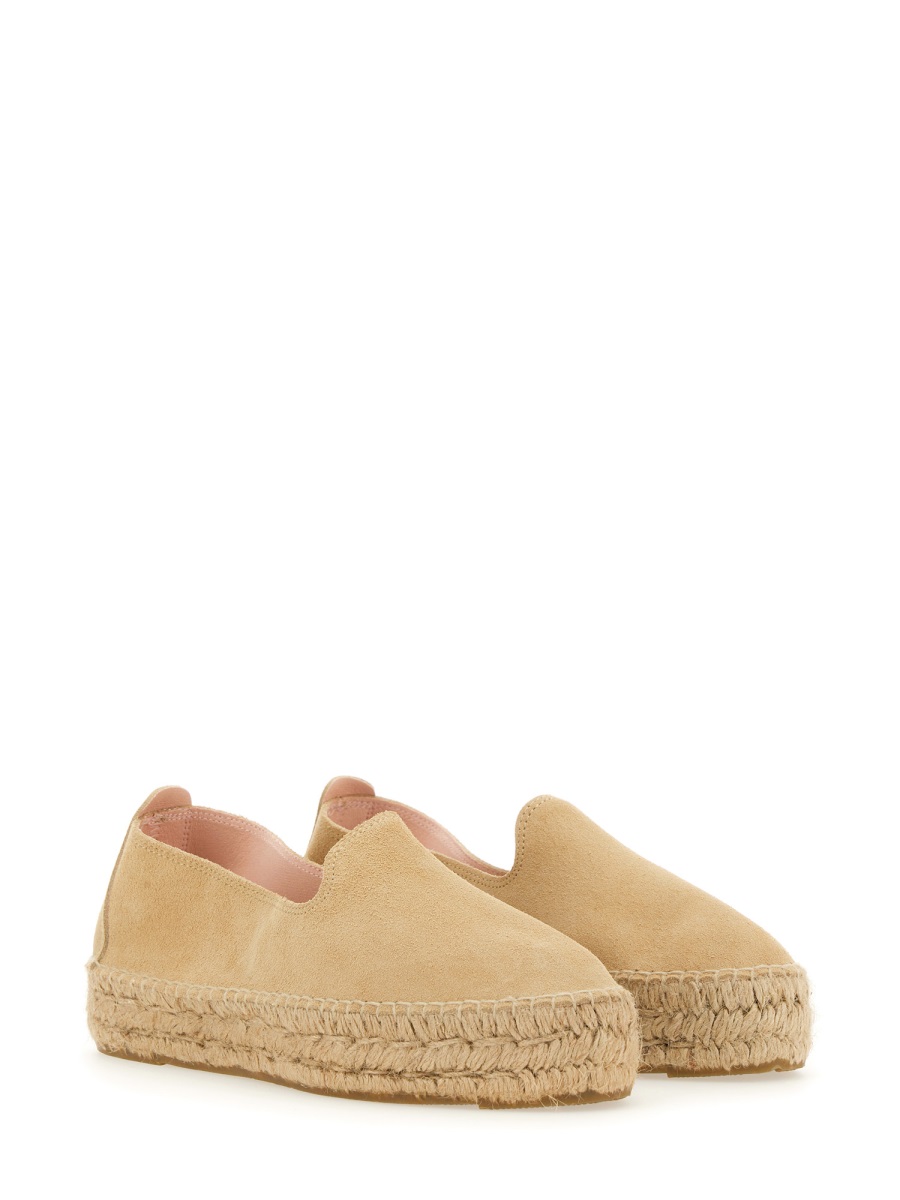 ESPADRILLE PLATFORM HAMPTONS K11D0SUEDECHAMPAGNEBEIGE (MANEBI / フラットシューズ ) | MANEBI (マネビ)(2)