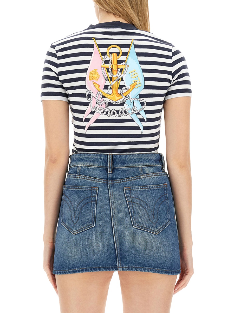 NAUTICAL STRIPE T-SHIRT 10144141A101336WC10 (VERSACE / Tシャツ・カットソー ) | VERSACE (ヴェルサーチェ)(2)