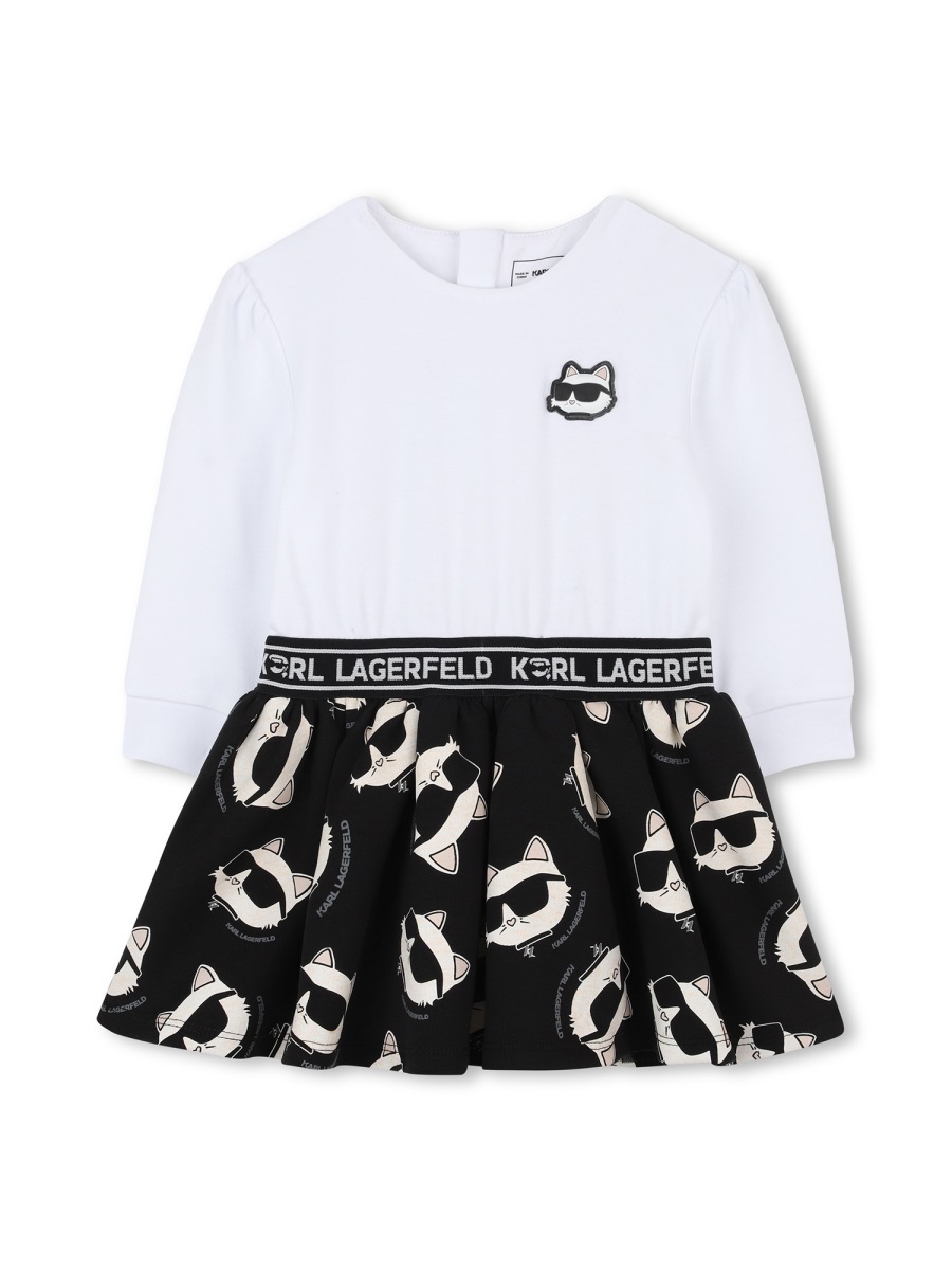 DRESS WITH LOGO Z30659KN50 (KARL LAGERFELD / ワンピース・ドレス・オールインワン ) | KARL LAGERFELD (カール・ラガーフェルド)