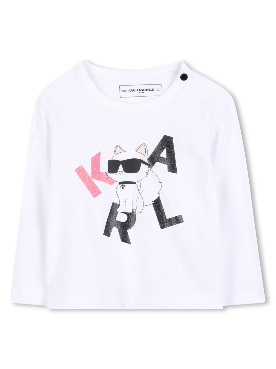 T-SHIRT WITH LOGO Z30962B10P (KARL LAGERFELD / Tシャツ・カットソー ) | KARL LAGERFELD (カール・ラガーフェルド)