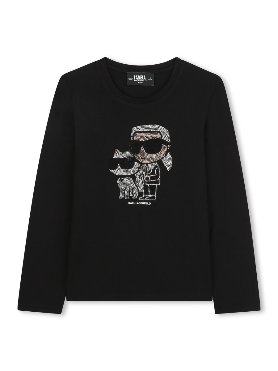 T-SHIRT WITH LOGO Z30940K09B (KARL LAGERFELD / Tシャツ・カットソー ) | KARL LAGERFELD (カール・ラガーフェルド)
