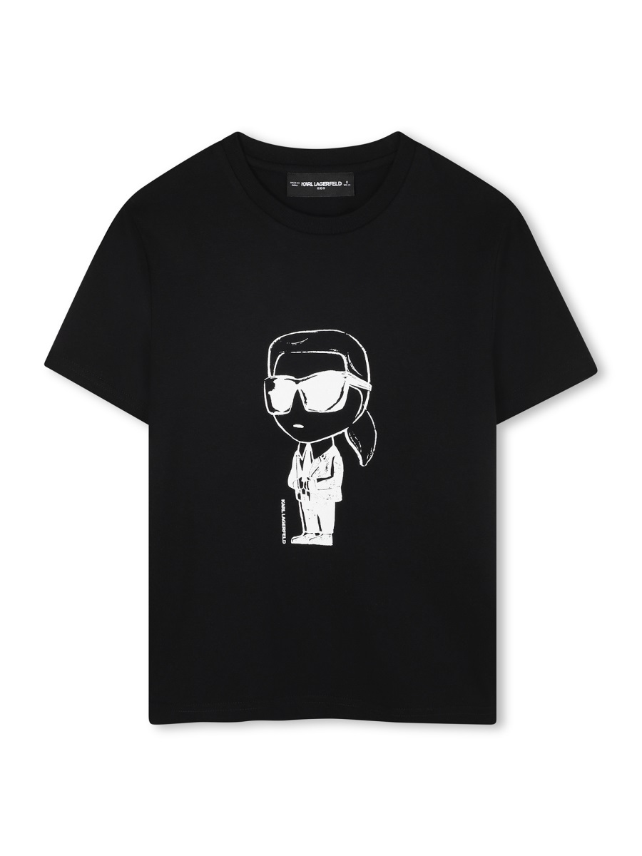 T-SHIRT WITH LOGO Z30957K09B (KARL LAGERFELD / Tシャツ・カットソー ) | KARL LAGERFELD (カール・ラガーフェルド)