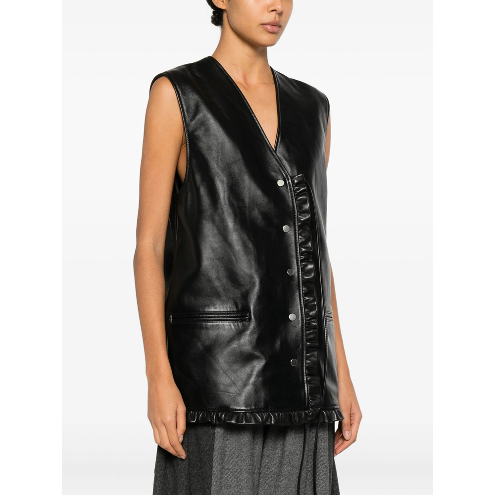 Leather Waistcoat Niccolò Pasqualetti J013GALADKBRO (NICCOLÒ PASQUALETTI / ベスト ) | NICCOLÒ PASQUALETTI (ニコロ パスクアレッティ)(2)