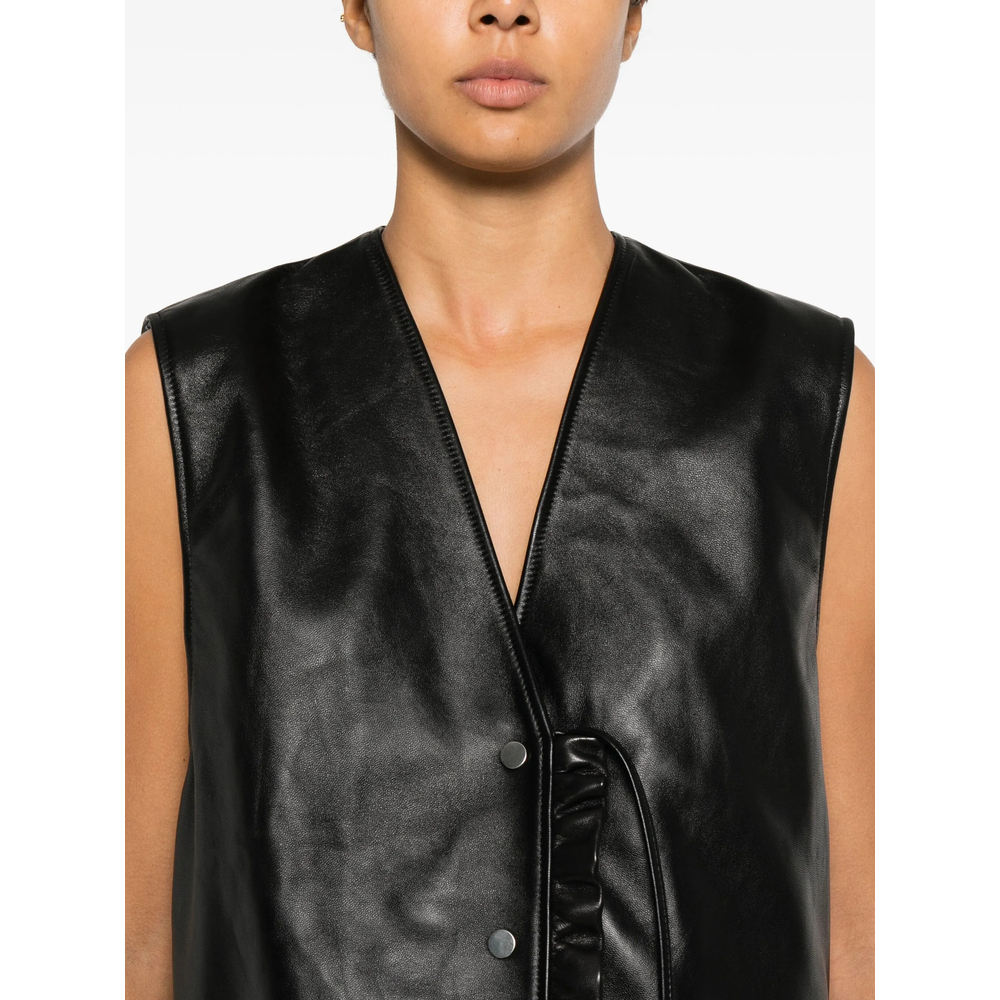 Leather Waistcoat Niccolò Pasqualetti J013GALADKBRO (NICCOLÒ PASQUALETTI / ベスト ) | NICCOLÒ PASQUALETTI (ニコロ パスクアレッティ)(4)