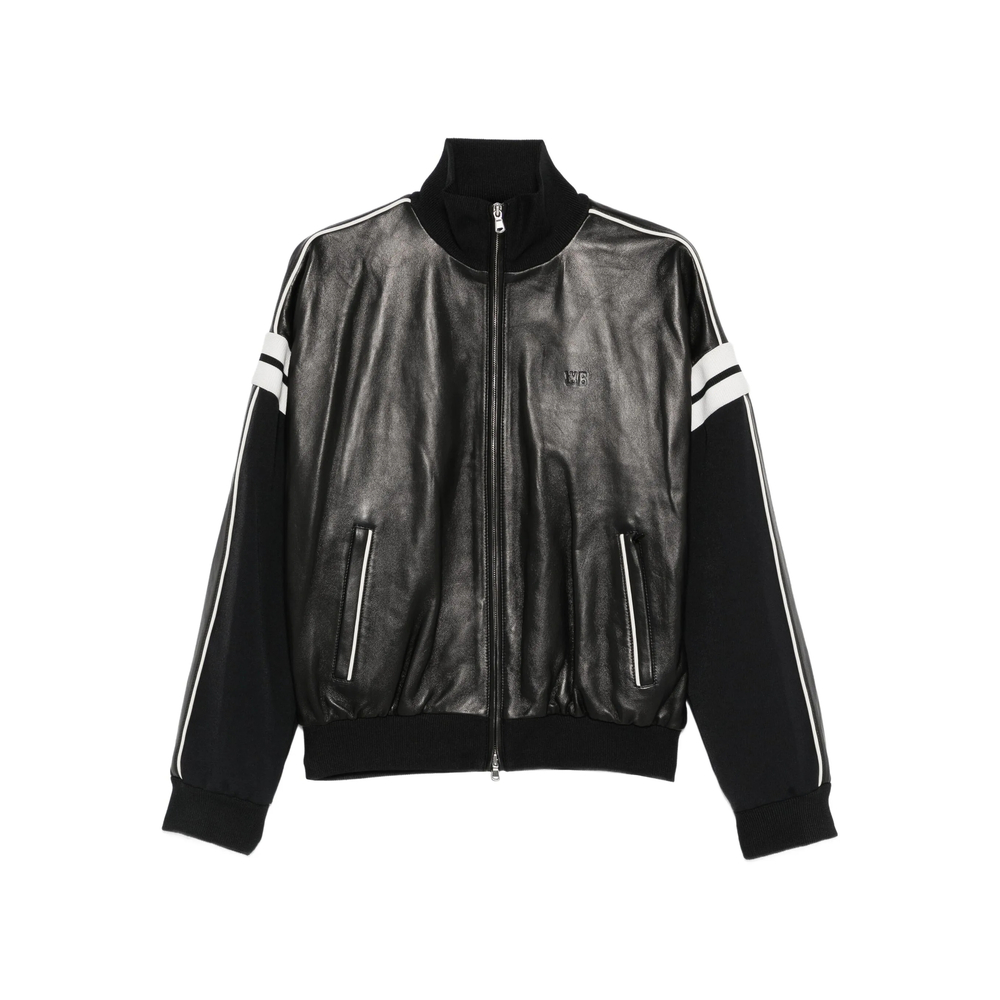 Leather Outerwear Wales Bonner MA25LE04LE02BLACK (Wales Bonner / カジュアルジャケット ) | Wales Bonner (ウェールズ ボナー)
