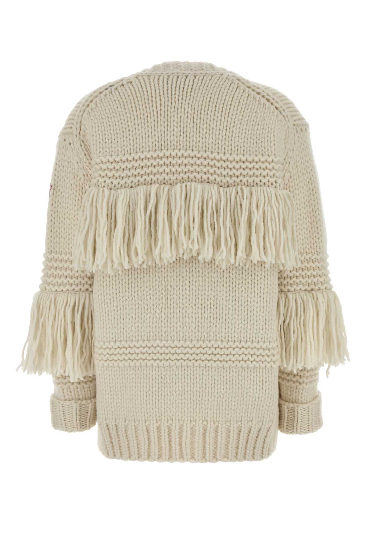 Ivory crochet oversize cardigan K20989B00008M2346034 (Moncler Grenoble / ニット・セーター・カーディガン ) | Moncler Grenoble (モンクレール グルノーブル)(1)