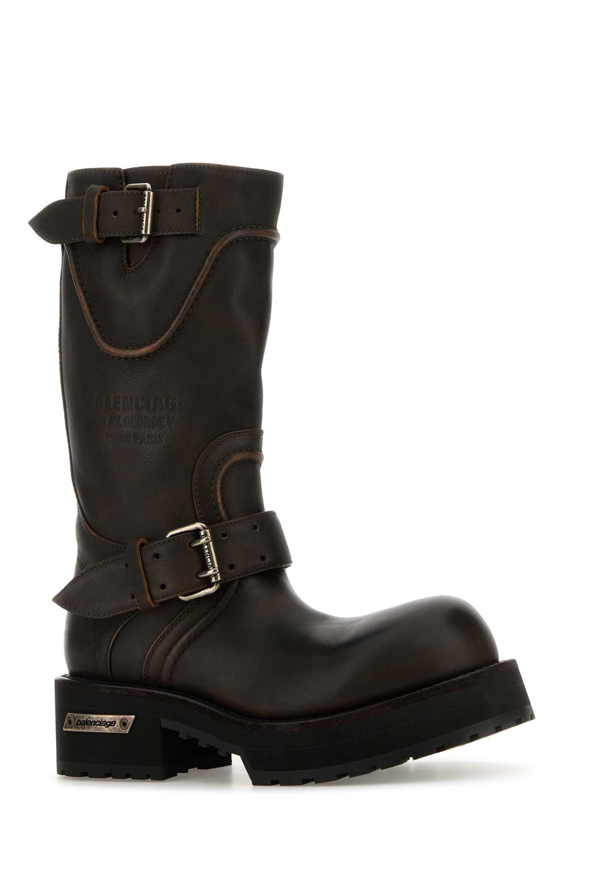 Dark brown leather Venom boots 833585WCAL22824 (Balenciaga / ブーツ ) | Balenciaga (バレンシアガ)(1)