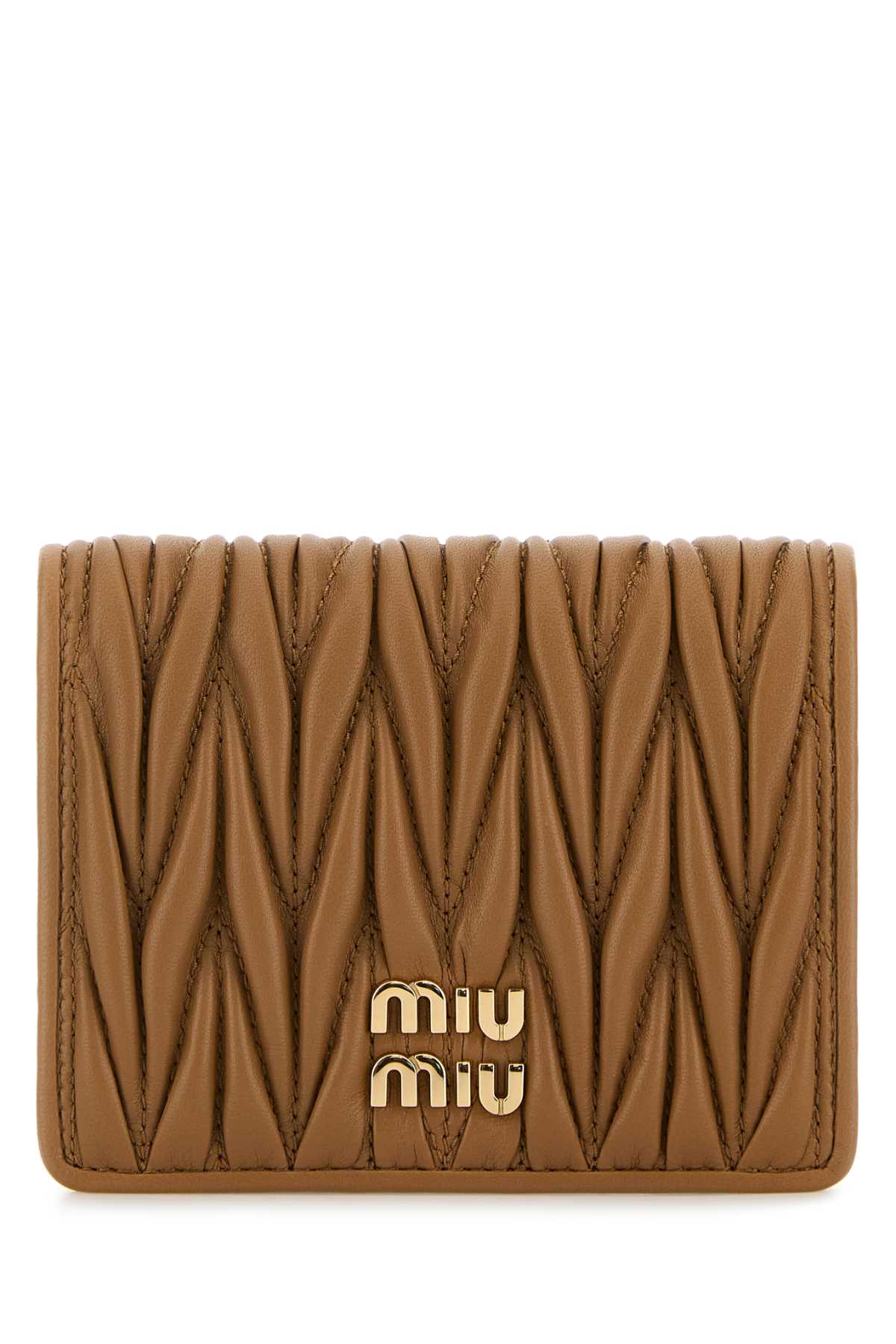 Camel leather wallet 5MV204AFPPF098L (MIU MIU / 財布・カードケース ) | MIU MIU (ミュウミュウ)