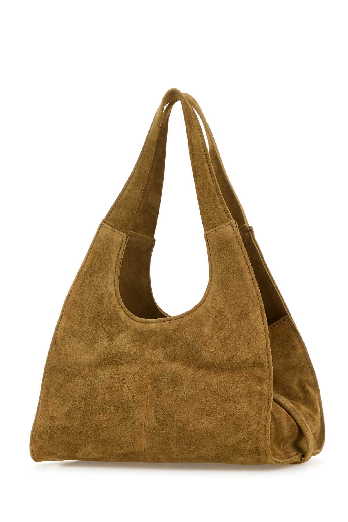Beige suede Maria mini handbag MINIMARIARSUEDEBAGCAMEL (gimaguas / ハンドバッグ・ショルダーバッグ ) | gimaguas (ギマガス)(1)