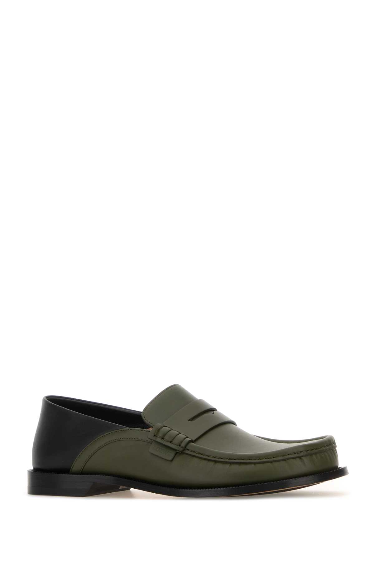 Two-tone leather Campo Flap loafers M816290X47SAGEBLACK (LOEWE / ローファー ) | LOEWE (ロエベ)(1)
