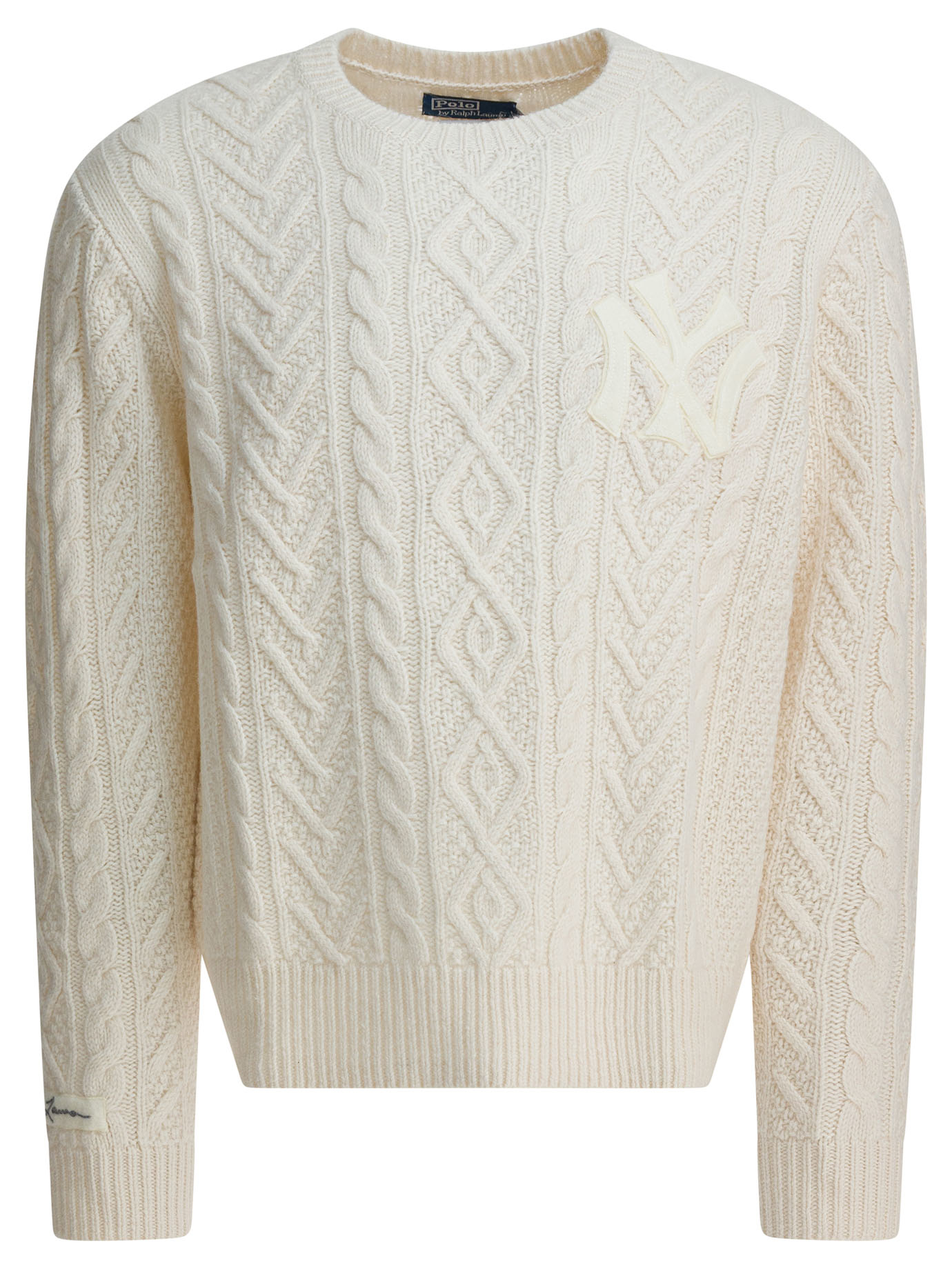 "New York Yankees™" wool and alpaca crewneck sweater 710982823001CREAM (Polo Ralph Lauren / ニット・セーター・カーディガン ) | Polo Ralph Lauren (ポロ ラルフ ローレン)