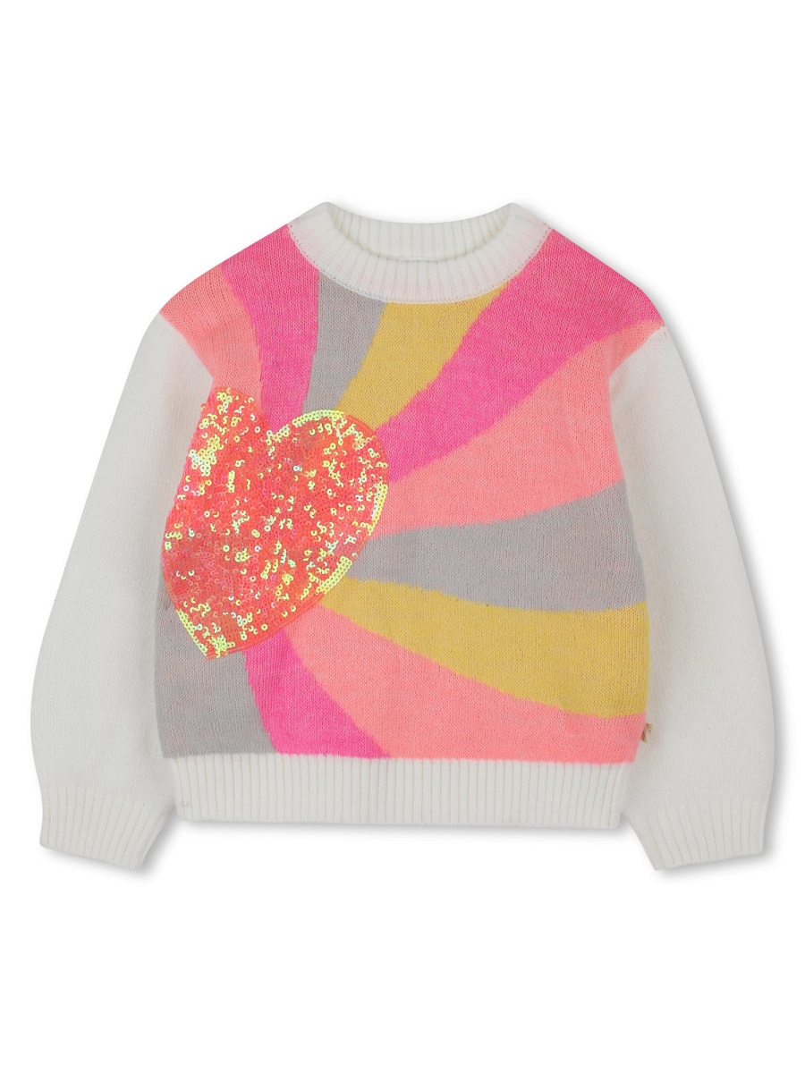 PULL "RAINBOW HEART" U21379K121 (Billieblush / スウェット・フーディー ) | Billieblush (ビリーブラッシュ)