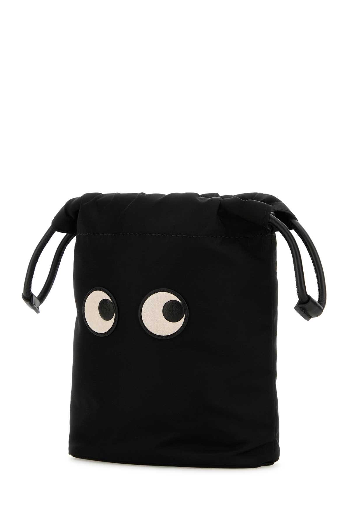 Black Econyl pouch 5050925193566BLACK (ANYA HINDMARCH / クラッチバッグ・ポーチ ) | ANYA HINDMARCH (アニヤ・ハインドマーチ)(1)