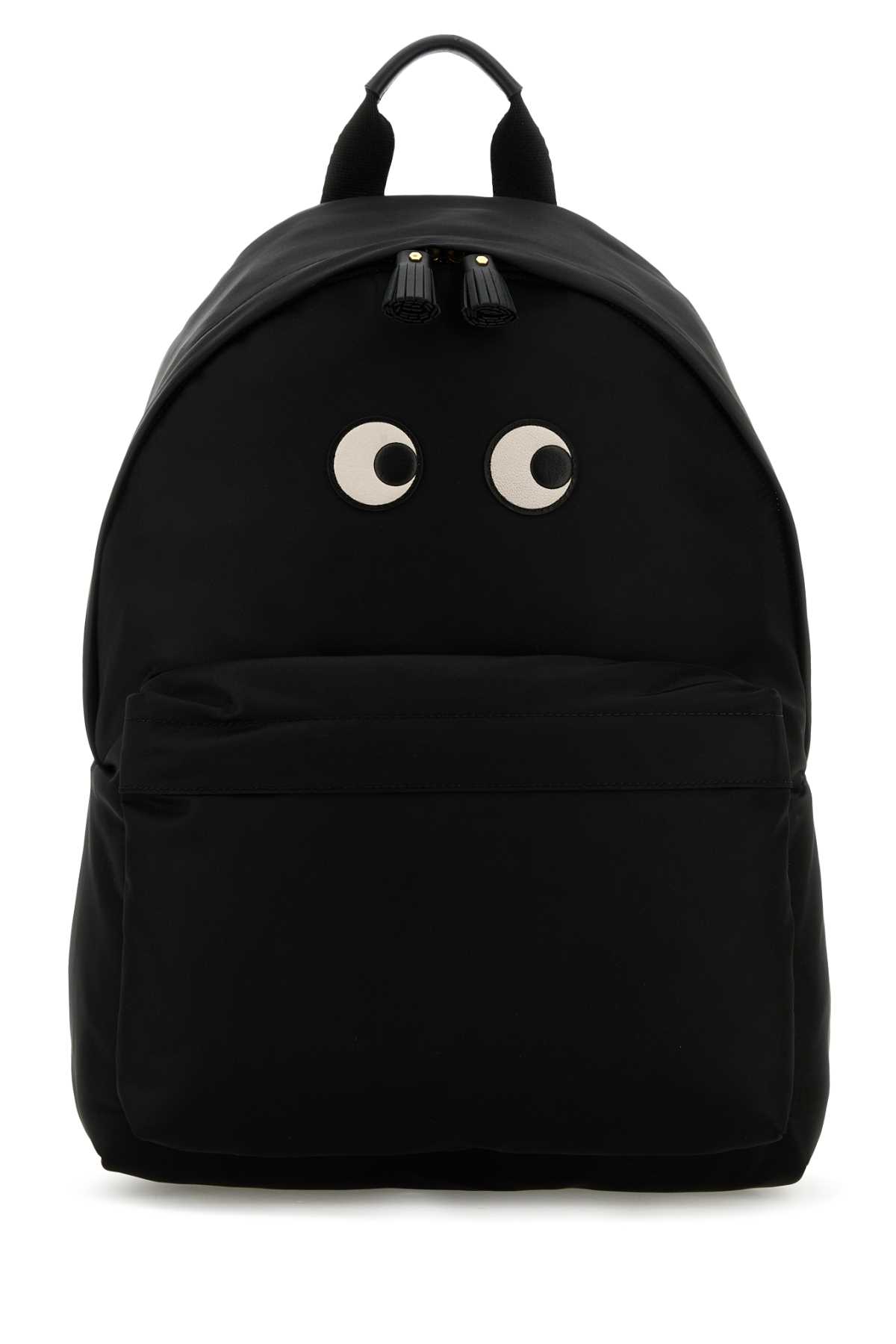 Black nylon backpack 5050925193528BLACK (ANYA HINDMARCH / バックパック ) | ANYA HINDMARCH (アニヤ・ハインドマーチ)