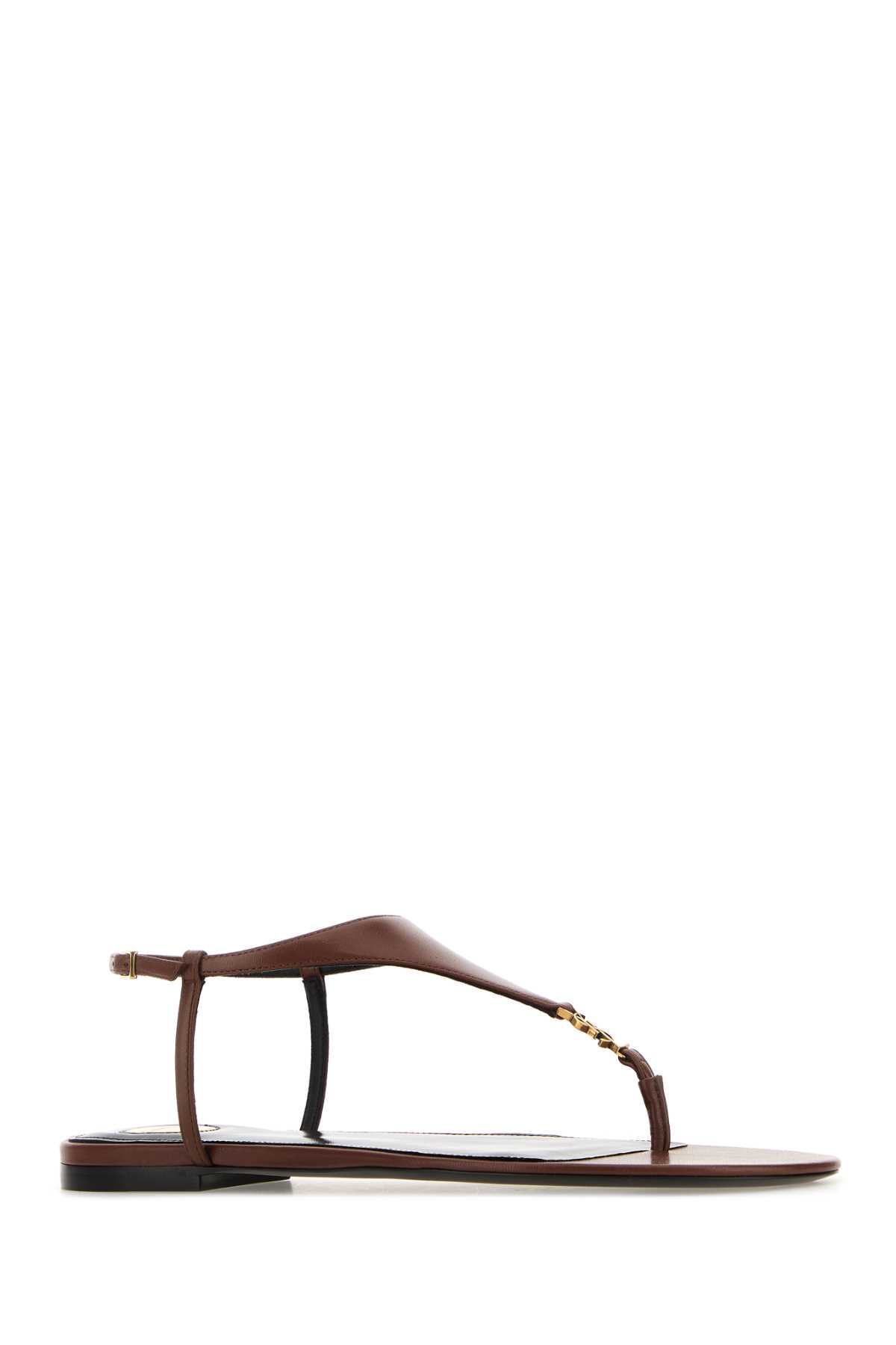 Caramel leather Cassandre thong sandals 841570AADF02603 (Saint Laurent / サンダル ) | Saint Laurent (サンローラン)(1)