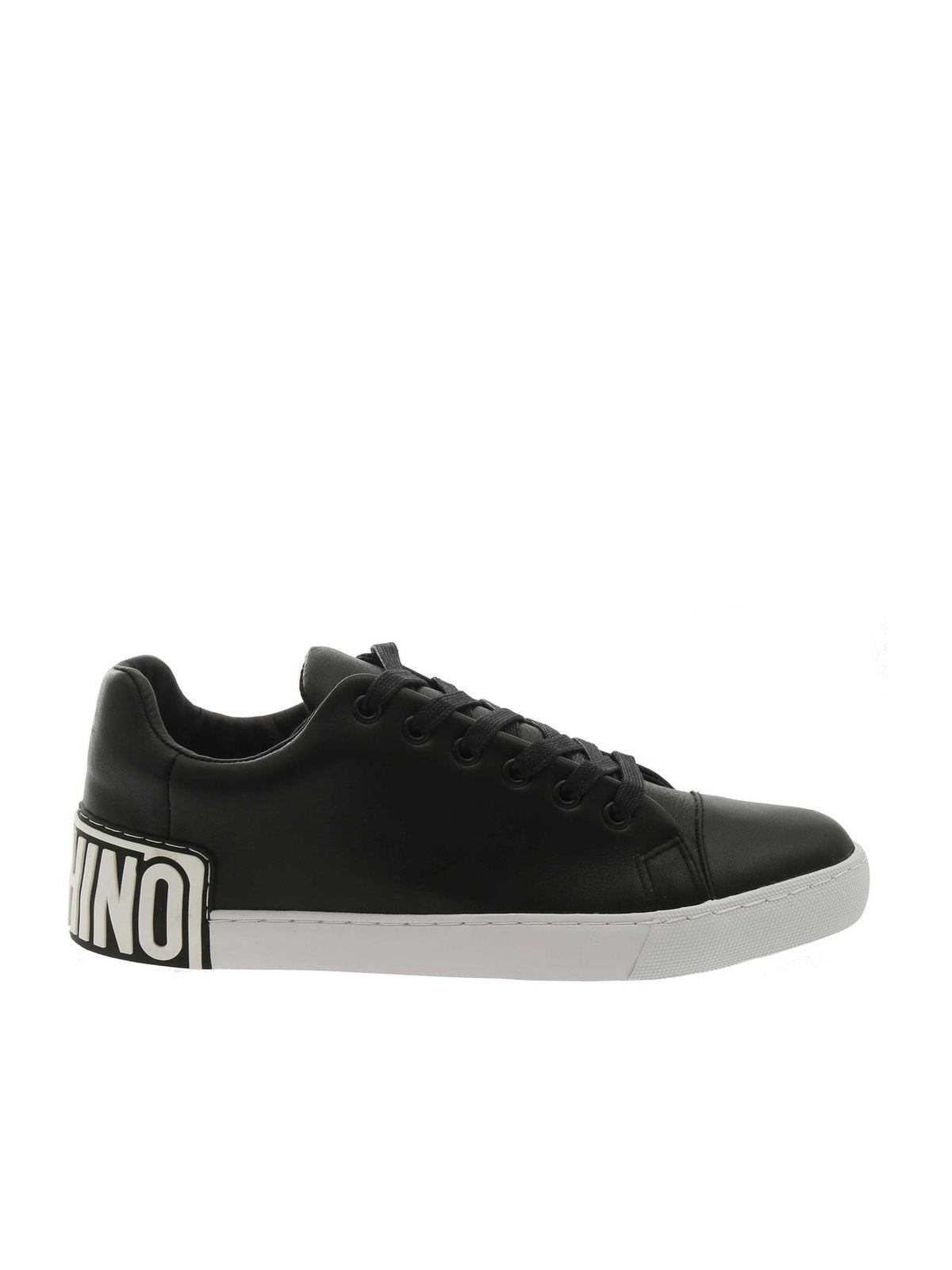 Logo sneakers in black MB15402G1DGA0000 (MOSCHINO / スニーカー ) | MOSCHINO (モスキーノ)