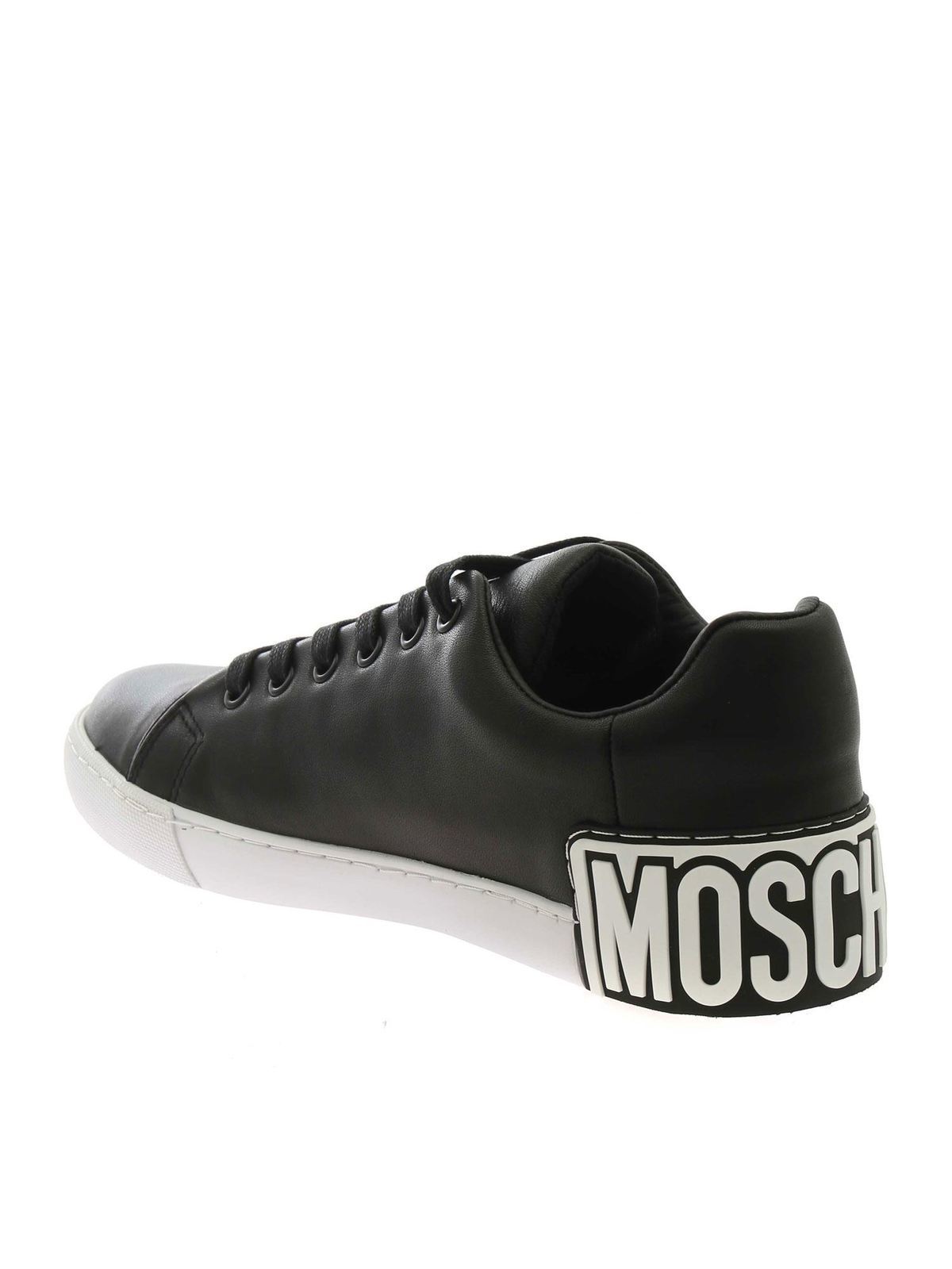 Logo sneakers in black MB15402G1DGA0000 (MOSCHINO / スニーカー ) | MOSCHINO (モスキーノ)(2)