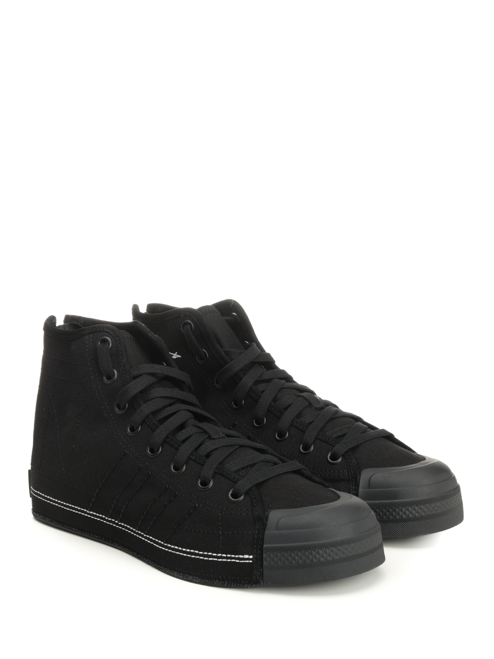 "Y-3-N Nizza Hi" sneaker JP6454BLACKBLACKOWHIT (Y-3 / スニーカー ) | Y-3 (ワイスリー)(1)