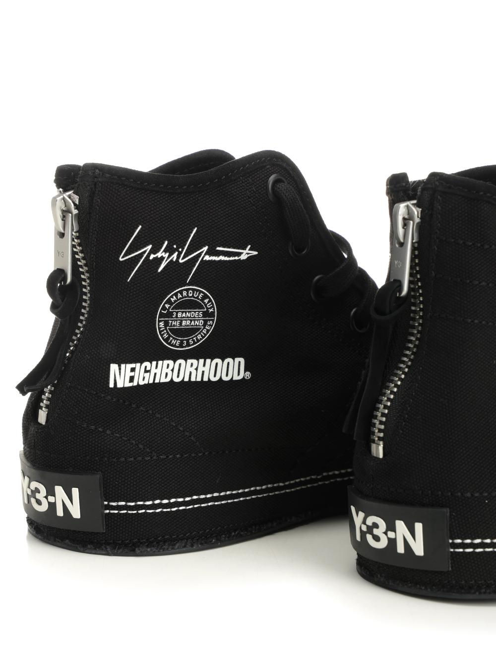 "Y-3-N Nizza Hi" sneaker JP6454BLACKBLACKOWHIT (Y-3 / スニーカー ) | Y-3 (ワイスリー)(4)