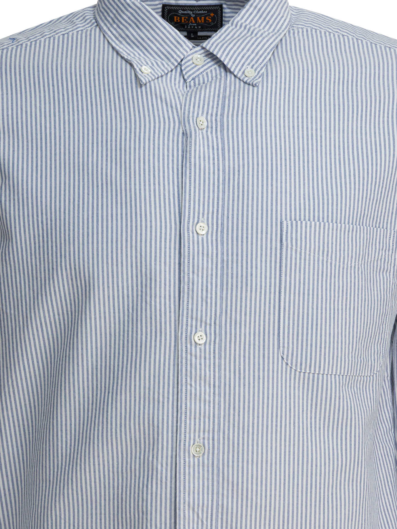 Cotton striped shirt 3811001213975 (BEAMS+ / シャツ・ブラウス ) | BEAMS+ (ビームスプラス)(2)