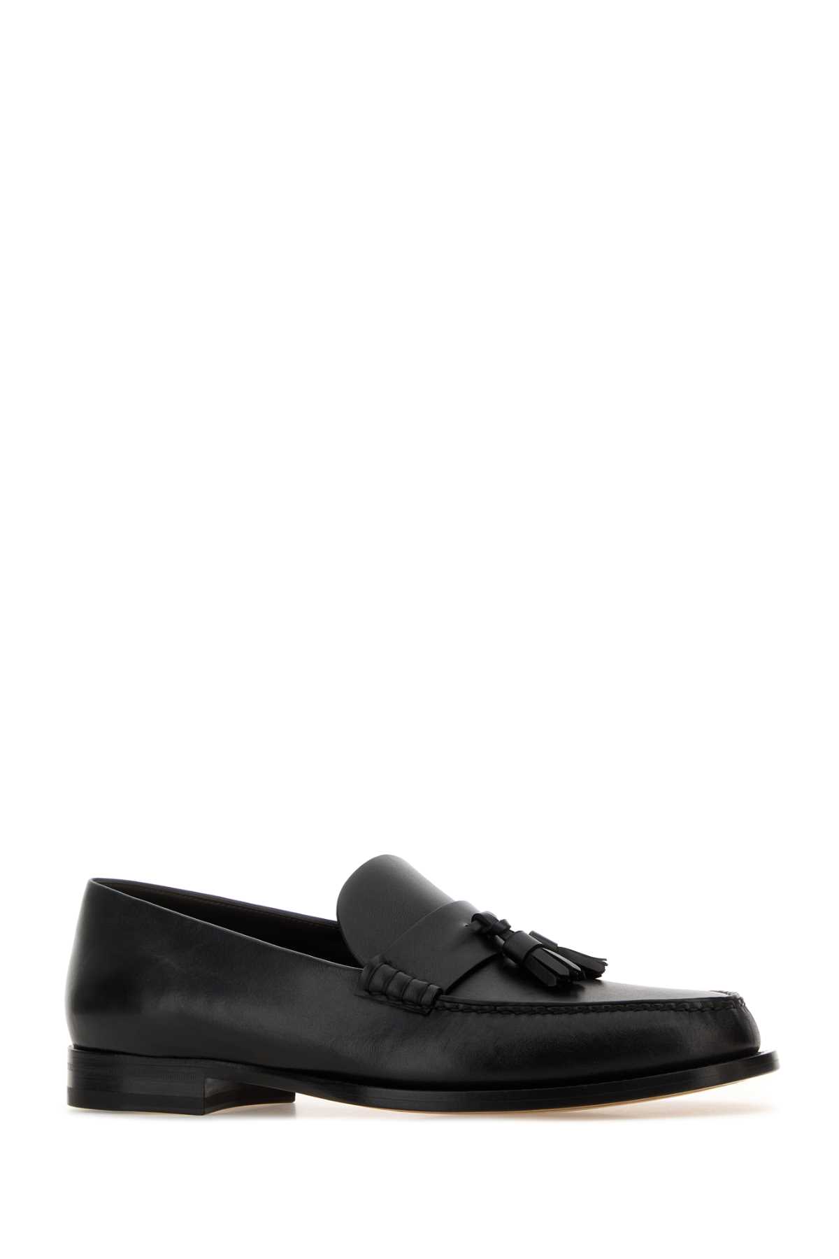 Black leather Novus loafers F2113L58BLK (The Row / ローファー ) | The Row (ザ・ロウ)(1)
