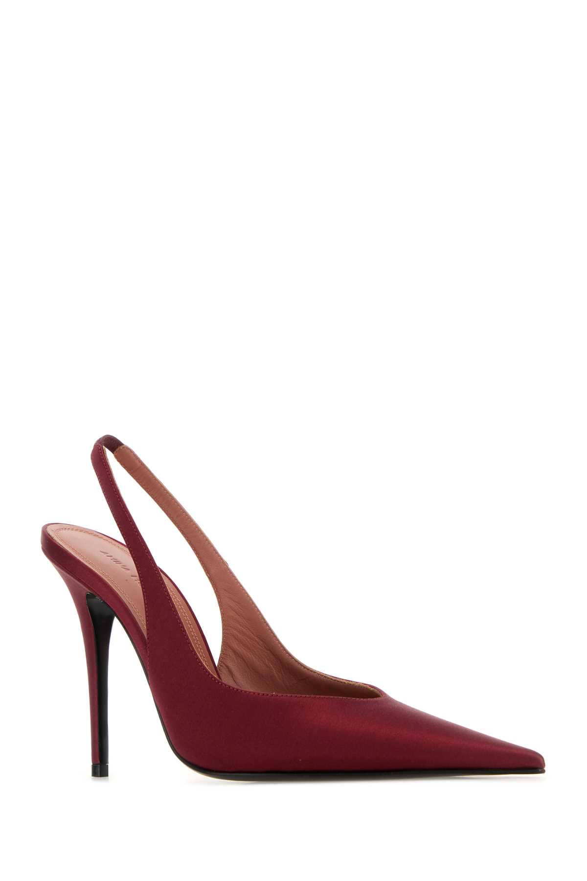 Red satin Anok pumps ANOKSLING105WIN05MSMHE (AMINA MUADDI / パンプス・ハイヒール ) | AMINA MUADDI (アミナ モアディ)(1)