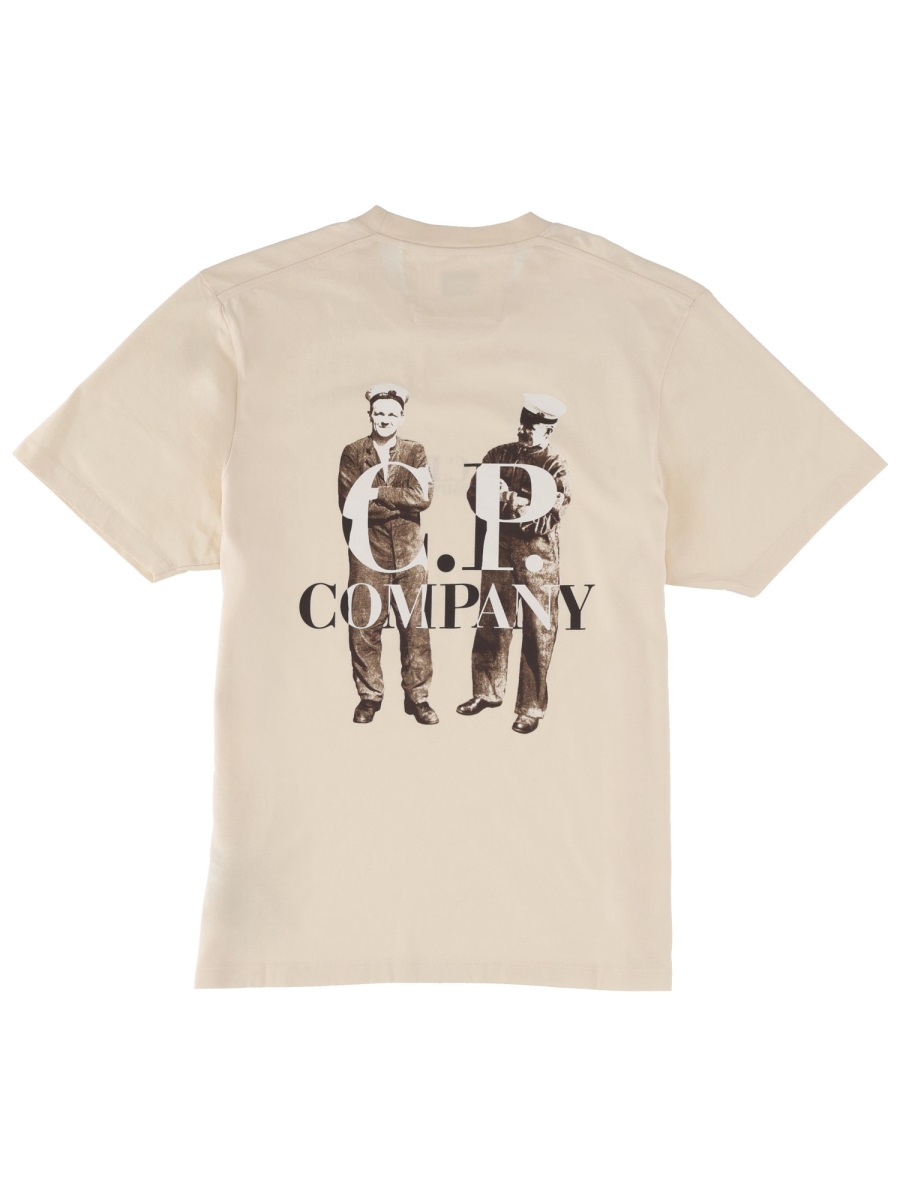 T-SHIRT WITH LOGO 19CMTS106A006586W402 (C.P. Company / Tシャツ・カットソー ) | C.P. Company (シーピーカンパニー)(1)