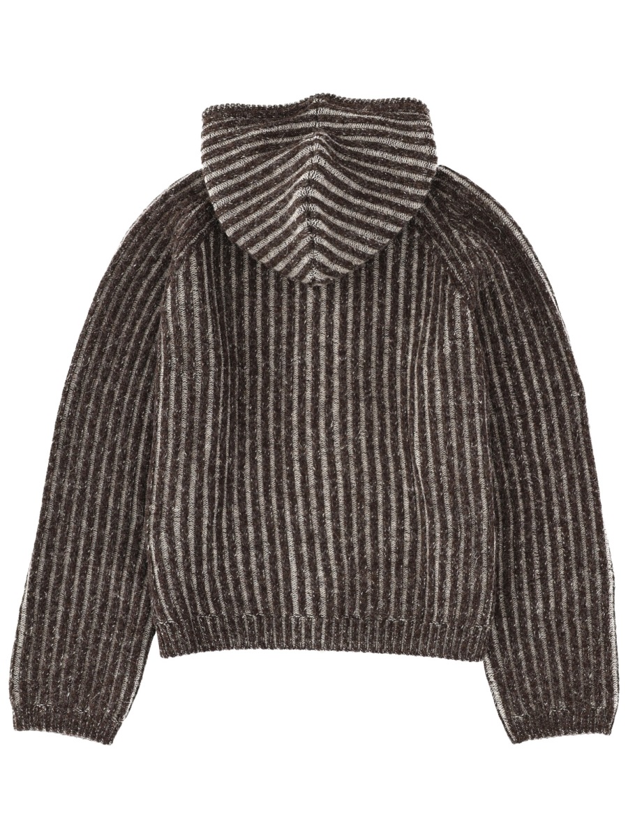 "LEVEL" SWEATSHIRT W4253LVVANISEBROWNSTRIPEISELSWOOL (OUR LEGACY / ニット・セーター・カーディガン ) | OUR LEGACY (アワーレガシー)(1)