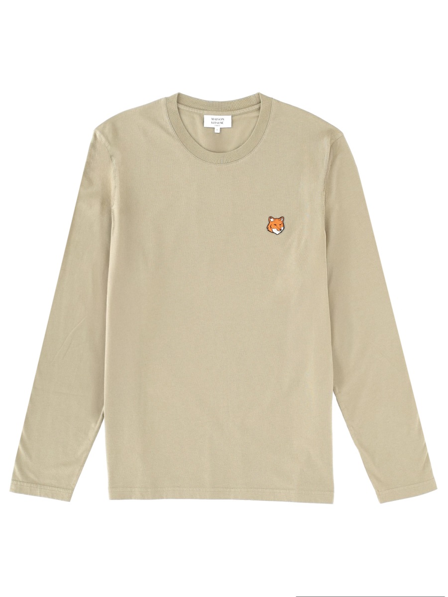 LONG SLEEVE "FOX HEAD" T-SHIRT PM00118KJ7026P131 (Maison Kitsuné / Tシャツ・カットソー ) | Maison Kitsuné (メゾン キツネ)