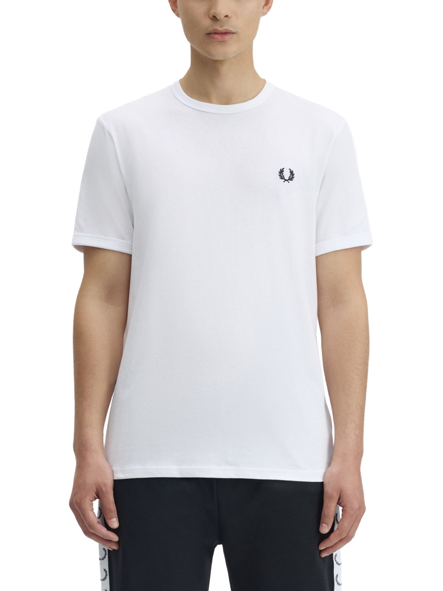 T-SHIRT WITH LOGO FPM351956100 (FRED PERRY / Tシャツ・カットソー ) | FRED PERRY (フレッドペリー)(1)