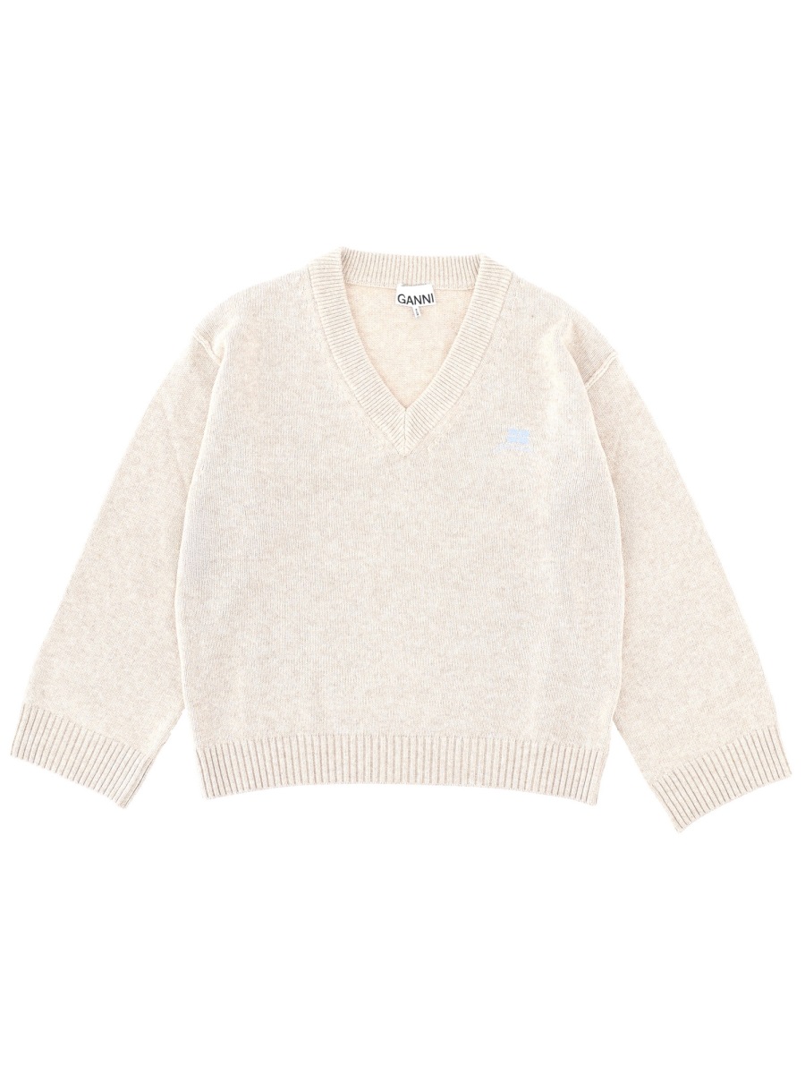 Logo sweater K2591934 (GANNI / ニット・セーター・カーディガン ) | GANNI (ガニー)