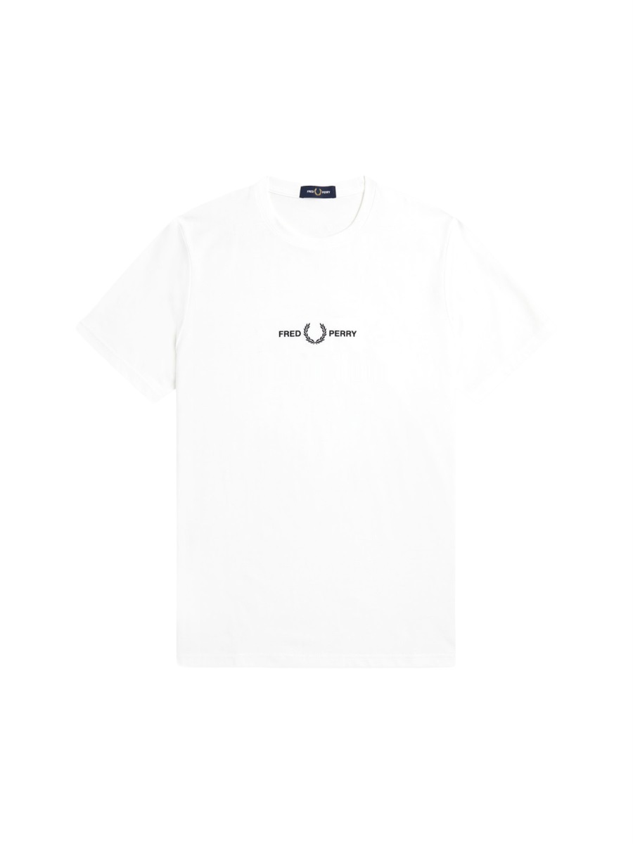 T-SHIRT WITH LOGO FPM458056100 (FRED PERRY / Tシャツ・カットソー ) | FRED PERRY (フレッドペリー)