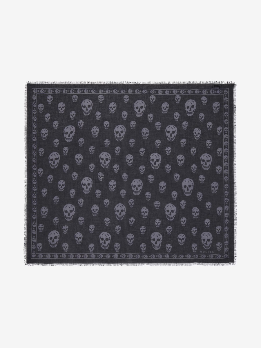 "SKULL" SCARF 8078894943Q1061 (Alexander McQUEEN / スカーフ・マフラー ) | Alexander McQUEEN (アレキサンダー・マックイーン)