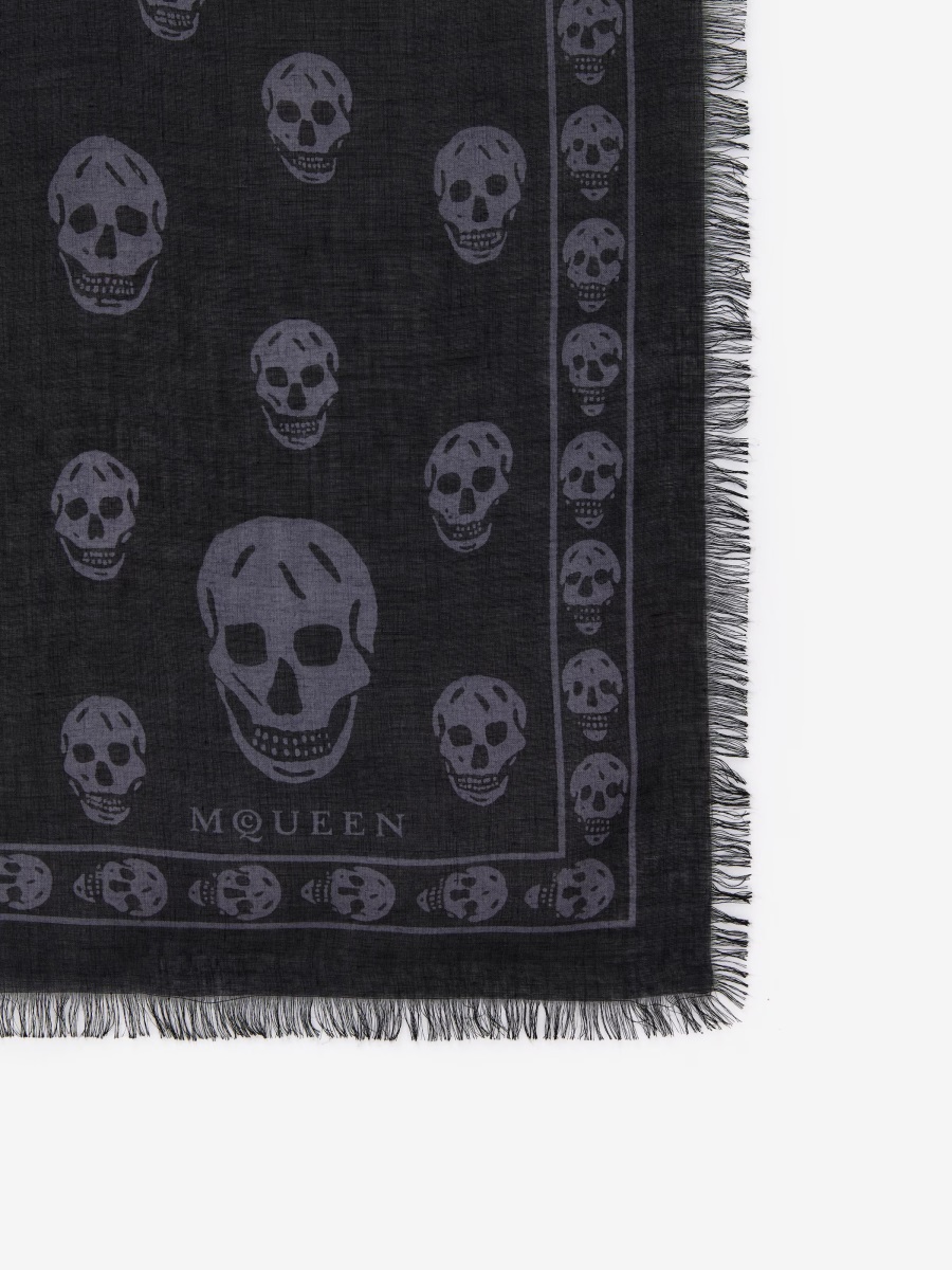 "SKULL" SCARF 8078894943Q1061 (Alexander McQUEEN / スカーフ・マフラー ) | Alexander McQUEEN (アレキサンダー・マックイーン)(1)