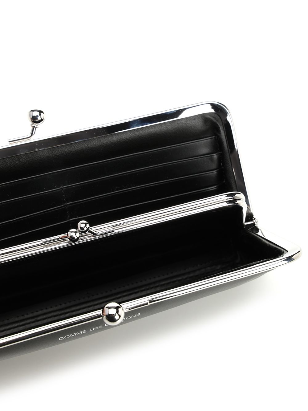 Large wallet with kiss closure SA0303KC1 (Comme Des Garçons Wallet / クラッチバッグ・ポーチ ) | Comme Des Garçons Wallet (コムデギャルソン ウォレット)(3)