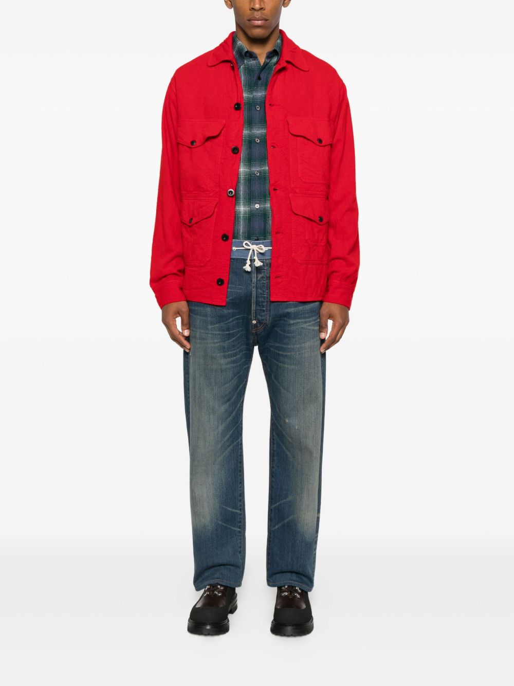 JUNYA WATANABE X FILSON Jackets Red WPJ0080512 (JUNYA WATANABE / カジュアルジャケット ) | JUNYA WATANABE (ジュンヤ ワタナベ)(2)