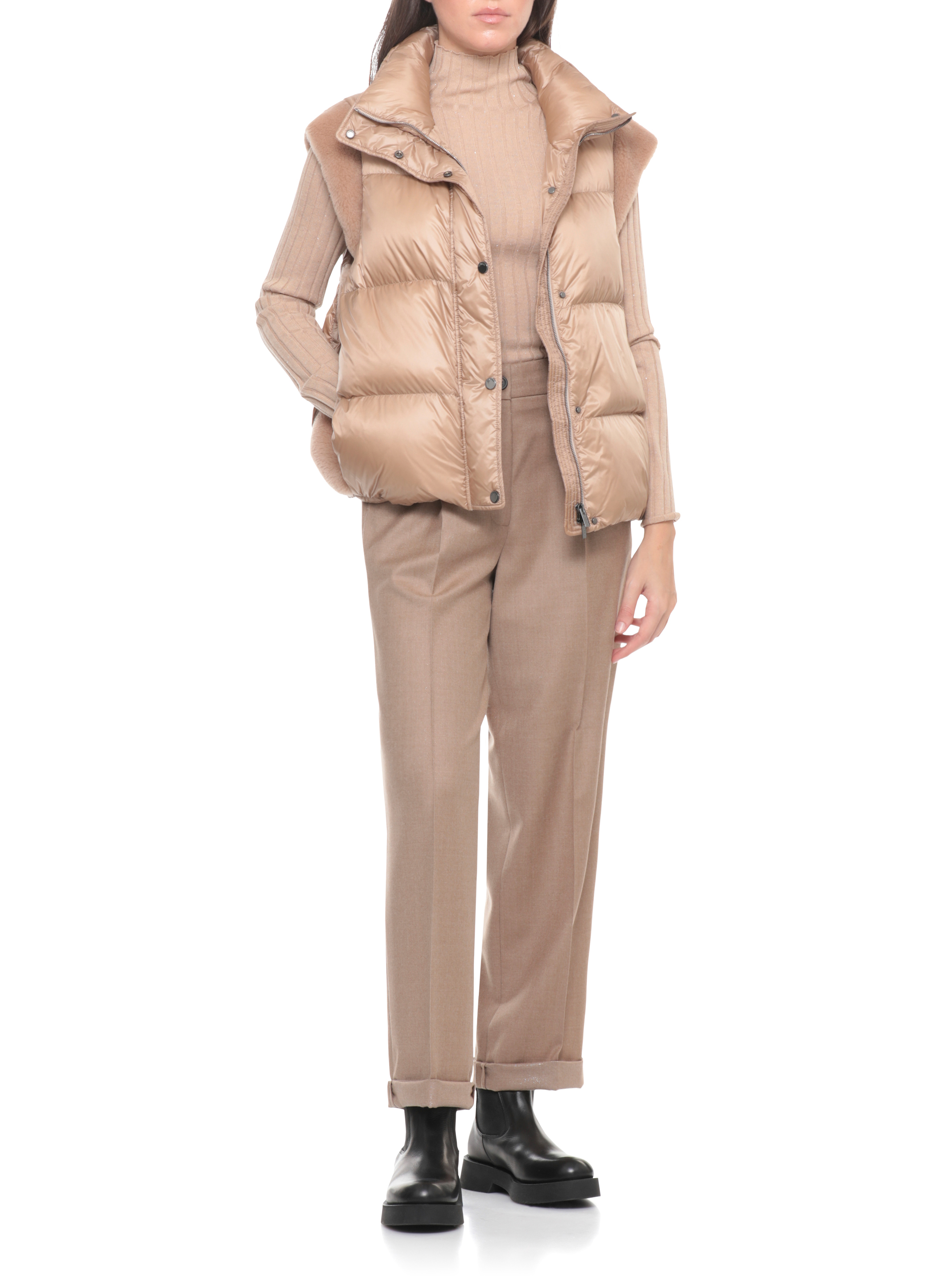 Peserico Jackets Beige S034522200M46M (PESERICO / ベスト ) | PESERICO (ペセリコ)(4)