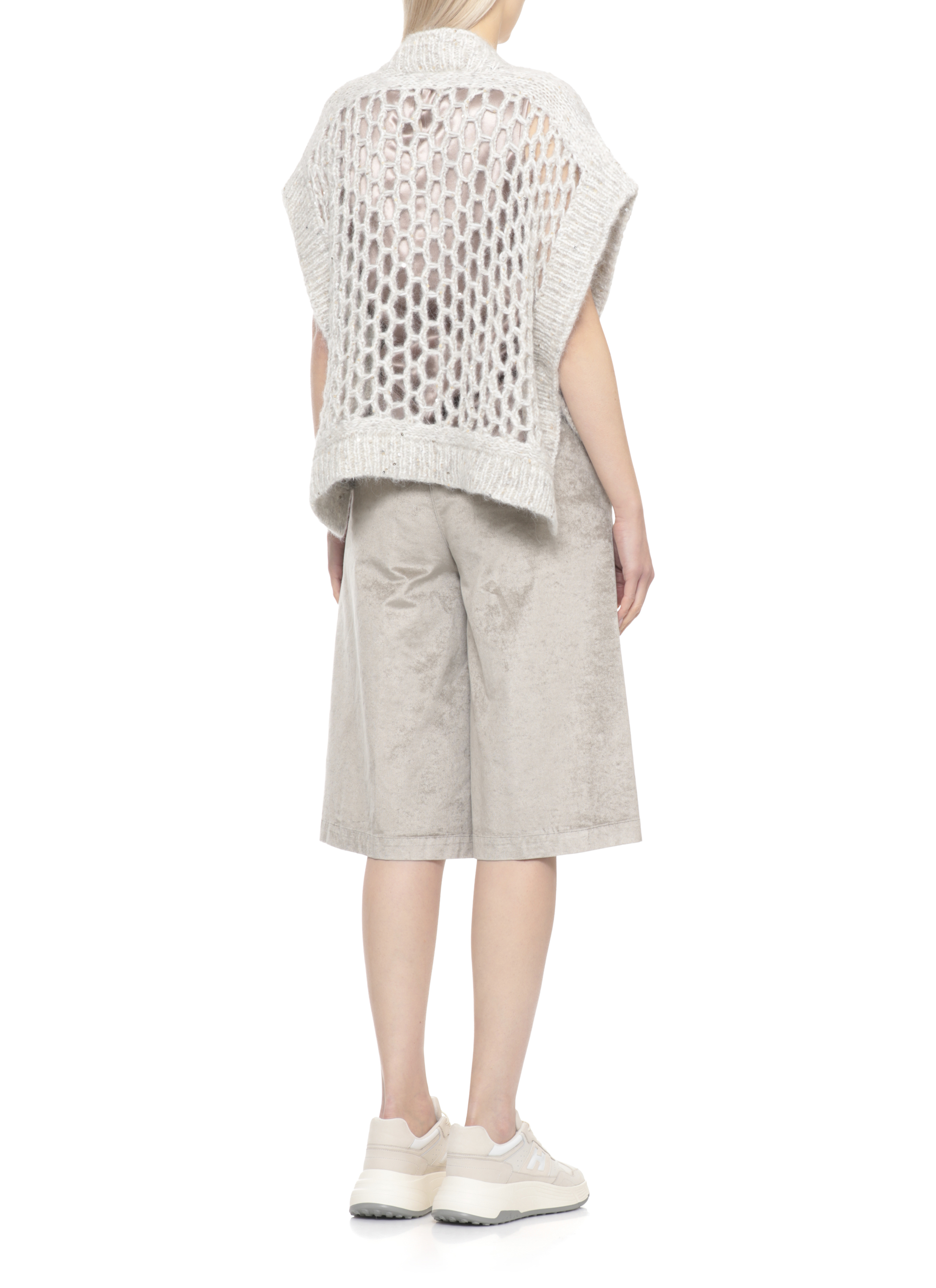 Peserico Sweaters Grey A99309F0309243976 (PESERICO / ベスト ) | PESERICO (ペセリコ)(2)