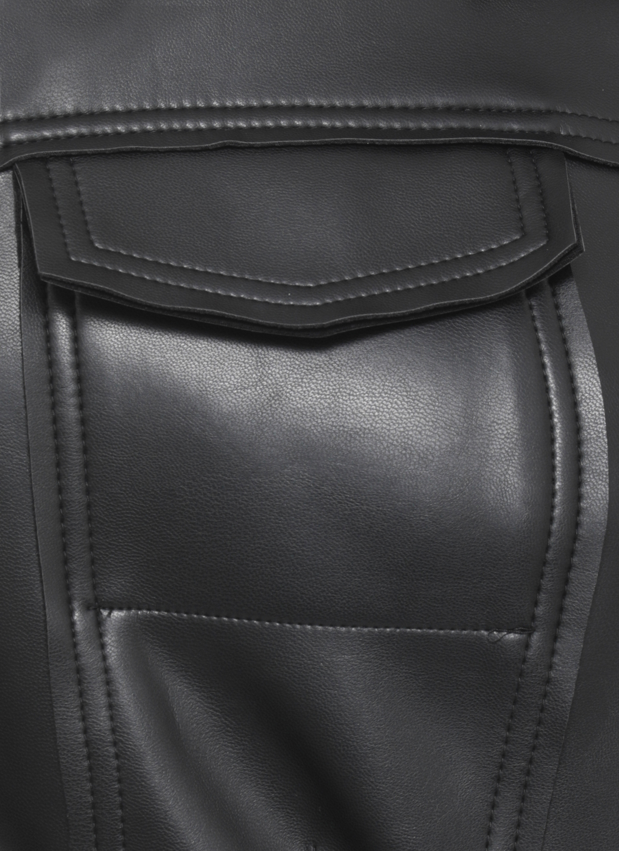 Norma Kamali Jackets Black ST3254LV014001 (NORMA KAMALI / レザー&ファージャケット・コート ) | NORMA KAMALI (ノーマカマリ)(4)